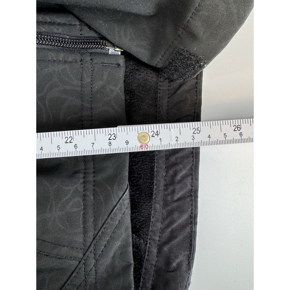 EUC Double Diamond Women's Black Softshell Jacket S Windproof Water Resist Zip - Picture 11 of 16